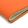 Gästebuch, 48 Blatt Büttenpapier, Leder, 28x38 cm, Orange - 3