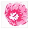 Grußkarte Klatschmohn Neonpink