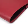 Buchhülle für DIN A5 Bücher, Glattleder, Dunkelrot - 2