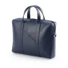 Leder Laptoptasche - Midnight Blue