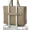 Business Shopper Tote Bag – Taupe Leather - 4