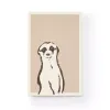 Grußkarte Erdmännchen, Hochformat