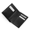 Leder Brieftasche Schwarz 8 Karten - 5