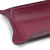 Taschenleerer rechteckig, Nappaleder, 21x15 cm, Bordeaux - 3