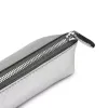 Pencil Case, leather Mos, silver - 5