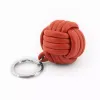 Schlüsselanhänger Knoten, Nappaleder, Orange - 3