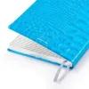Notizbuch A5, Leder Wild Blue,liniert - 2